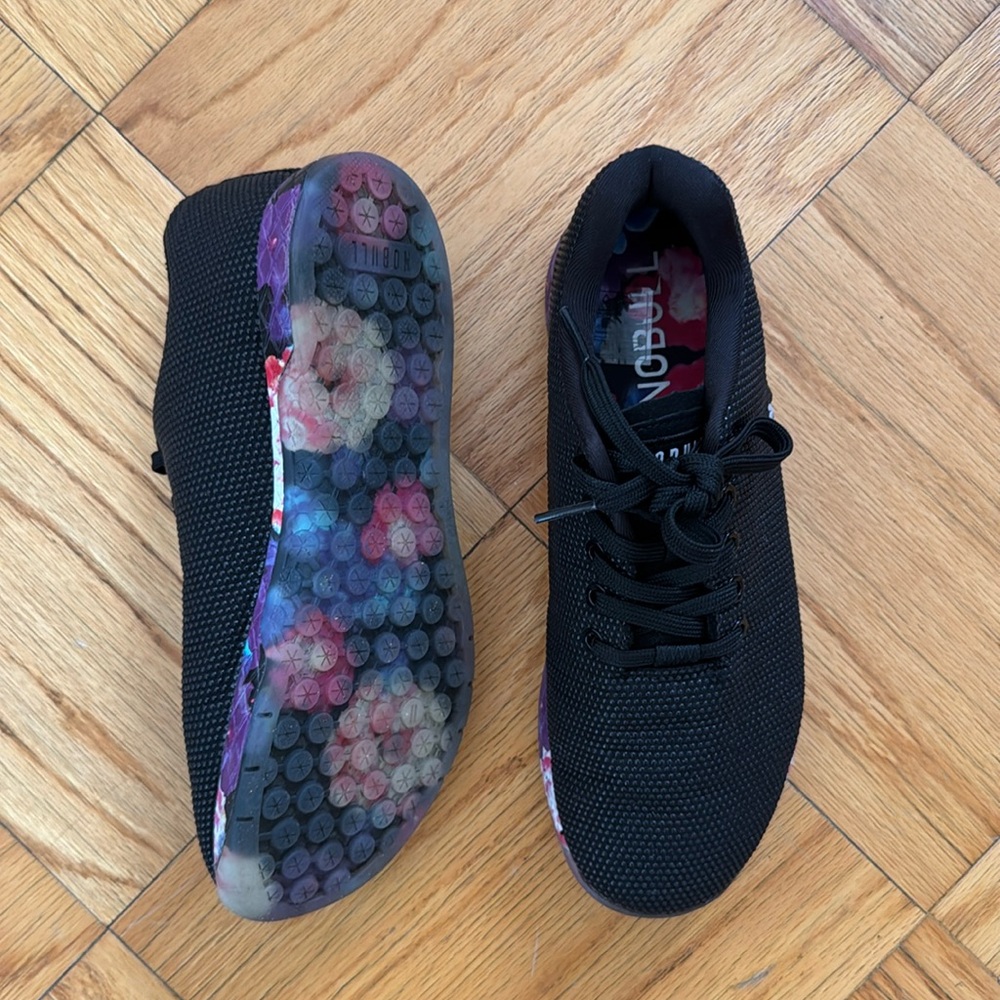 NOBULL Flower Shop Black Trainers Women’s 9.5